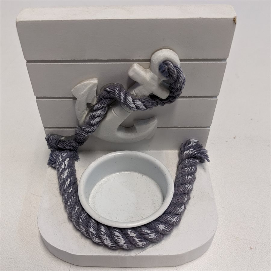 Anchor Candle Holder 9 cm high.